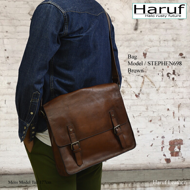 Haruf Leather It Is A Genuine Bag Men It Is A Genuine Leather Bag Men For Shoulder Messenger Slant