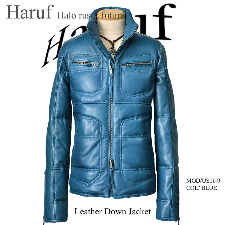 新品未着用 Haruf ラムレザー ダウンジャケット | www.jarussi.com.br