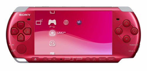 PSP「プレイステーション・ポータブル」 ラディアント・レッド (PSP-3000RR)画像