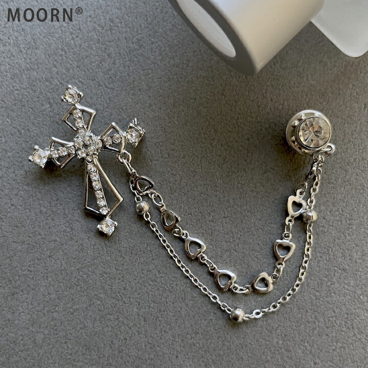 楽天市場】CZダイアモンド ＆ ブラックストーン スカル クロス