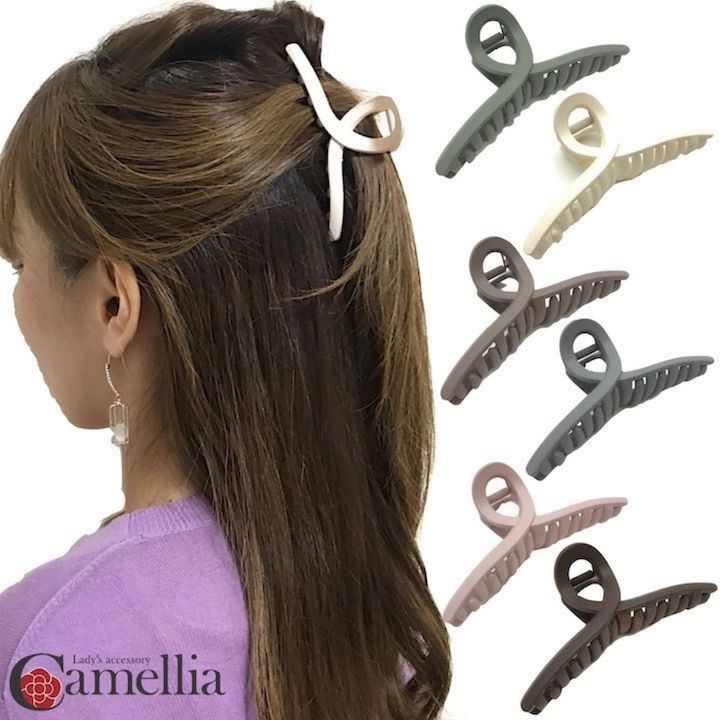 本日限定大幅お値下げ　SKIMS ヘアクリップ 2個セット zeroni アクリルヘアクリップ/(8)gunini : Smazak plusアニメ