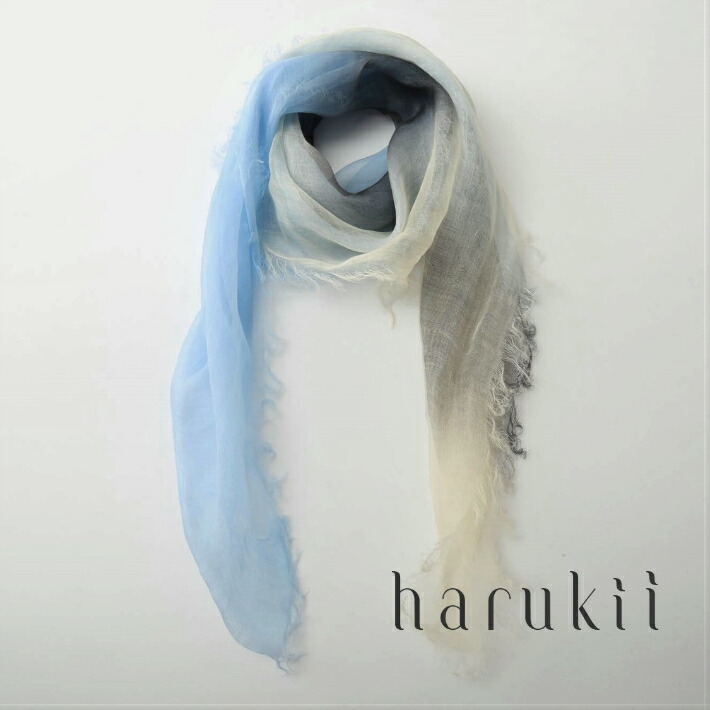 【harukii】ストール 大判 正方形 春夏 夏用 冷房対策 麻100% 高品質 上品 国産 日本製 超軽量 超薄手 レディース メンズ ユニセックス 父の日 母の日 誕生日 ギフト プレゼント 肌に優しい柔らかさ 紫外線対策 日よけ スカーフ《送料込》|ストール専門店 harukii - はる希