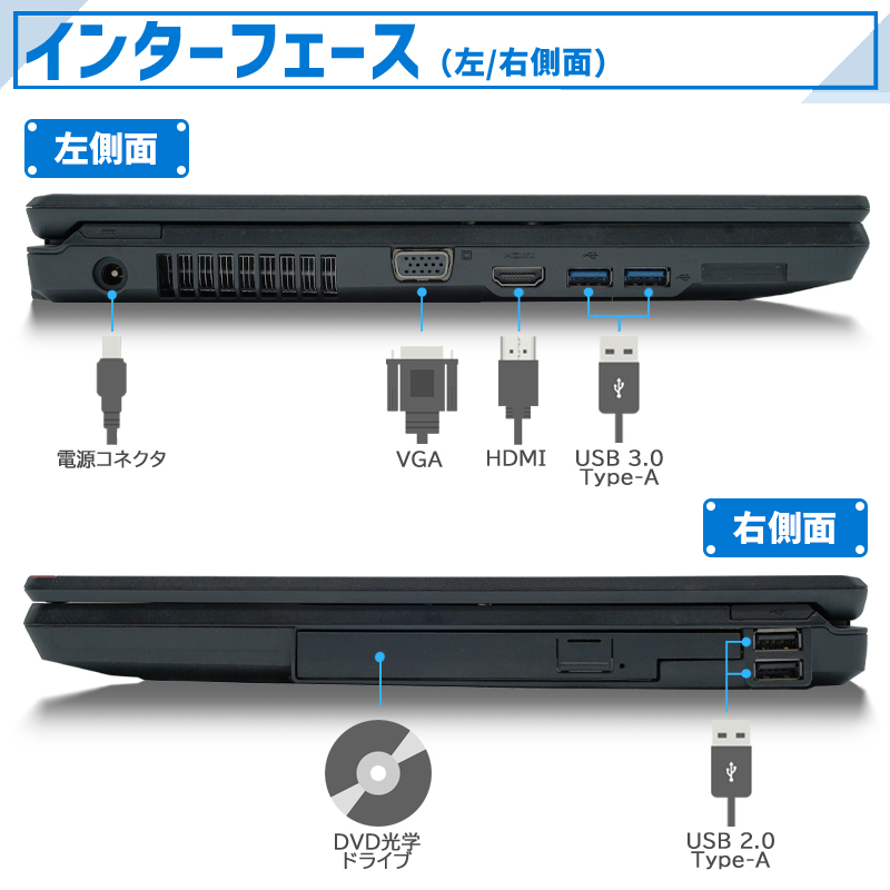 富士通 FMV LIFEBOOK A573 Office付き 第3世代 HDD DVD-ROM マウス付き