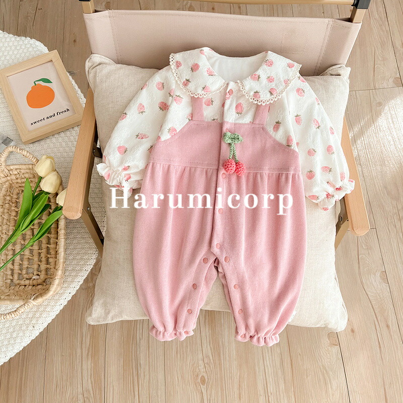 楽天市場】【大感謝祭☆ポイント10倍】 サロペット ロンパース ベビー