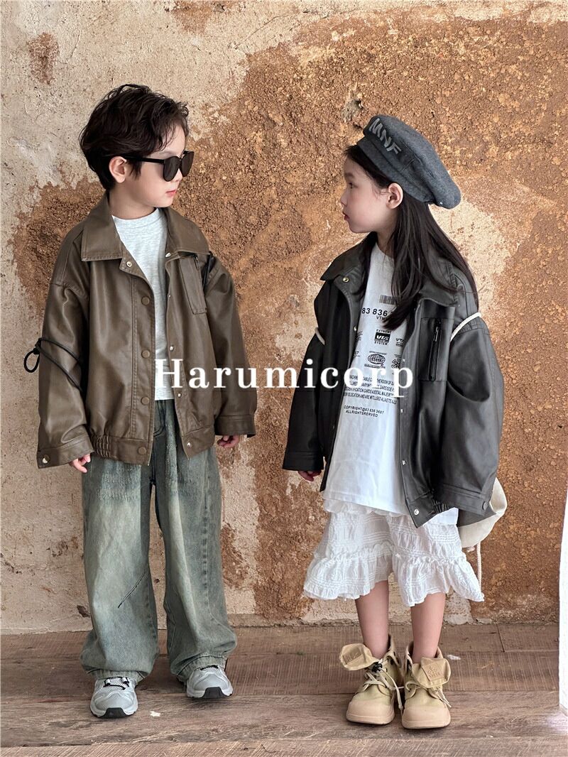 昭和レトロ　テイジン　ソレルアップ　子供服　テイジン　サンダーバード　ジュニア 楽天市場】レザージャケット キッズ 子供服 女の子 男の子 アウター