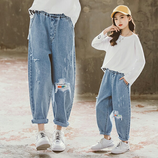 楽天市場 デニムパンツ キッズ 子供服 女の子 ズボン 春夏秋 韓国子供服 160センチ ロングパンツ ガウチョパンツ 長ズボン ボトムス ストレッチパンツ ウェストゴム 伸びる ジーンズ 子ども服 ジュニア ベビー 可愛い おしゃれ 新品 Harumicorp楽天市場店 楽天市場 デニムパンツ キッズ 子供服 女の子 ズボン 春夏秋 韓国子供服 160センチ ロングパンツ ガウチョパンツ 長ズボン ボトムス ストレッチパンツ ウェストゴム 伸びる ジーンズ 子ども服 ジュニア ベビー 可愛い おしゃれ 新品 Harumicorp楽天市場店