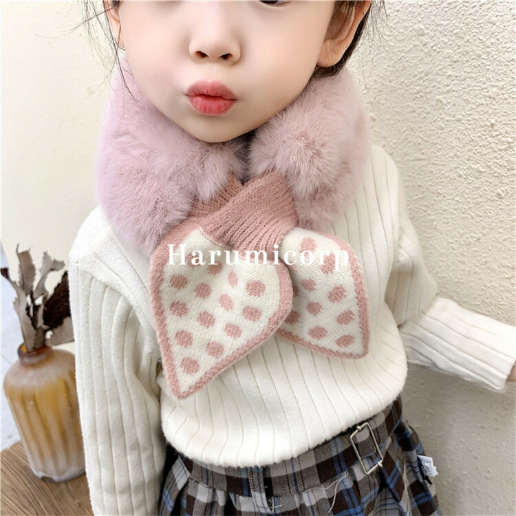 マフラー キッズ ジュニア ベビー 子供マフラー 女の子 襟巻き 韓国子供服 厚手 子供服 ネックウォーマー 秋冬 ニットマフラー 男の子