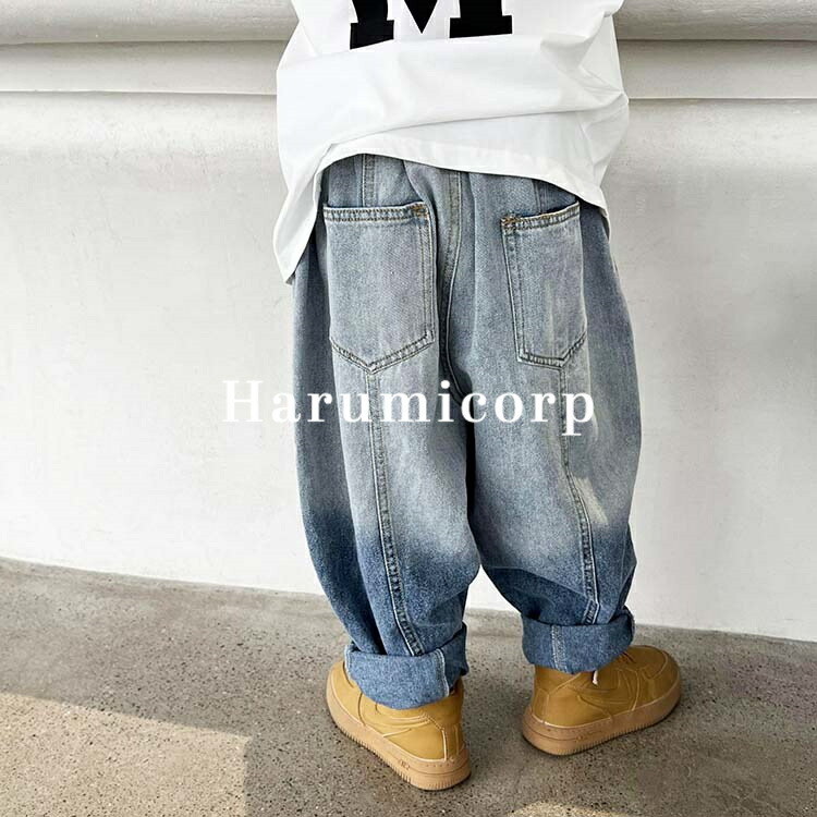 買い保障できる デニム ガウチョパンツ 120cm