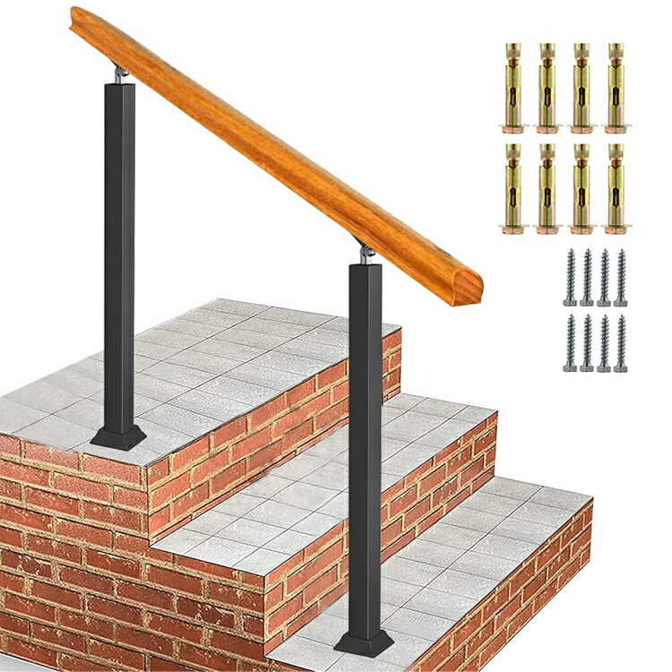 浴室用手すり マットブラック　ステンレス製 ステンレス製だから浴室・トイレ・廊下・玄関どこでも可能。金物