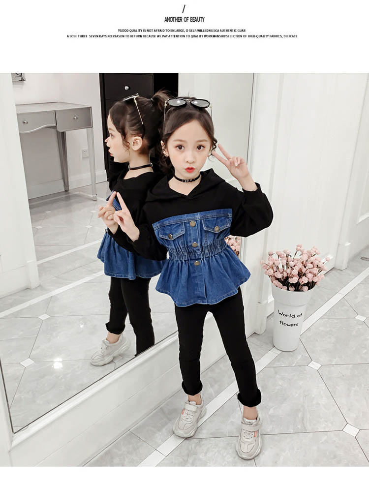 楽天市場 子供服 セットアップ キッズ 女の子 おしゃれ 長袖 春秋 2点セット 韓国子供服 長ズボン カジュアル 可愛い 小学生 通学着 新品 Harumicorp楽天市場店