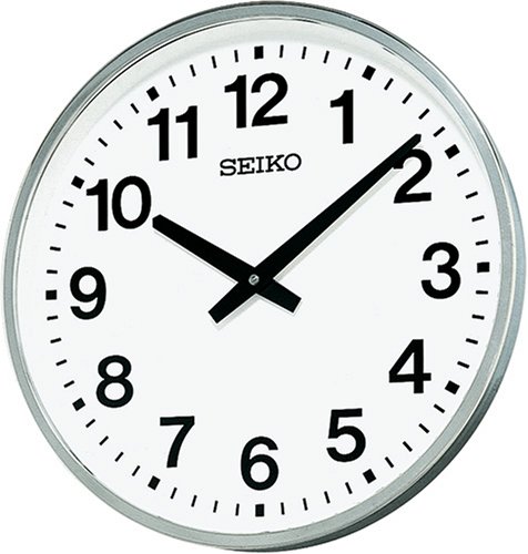 【名入れ　文字入れ無料】SEIKO CLOCK (セイコー クロック) 掛時計／掛け時計 屋外 防雨型 クオーツ 金属枠 KH411S【RP】〈時計〉【S】｜春美堂 36,036円