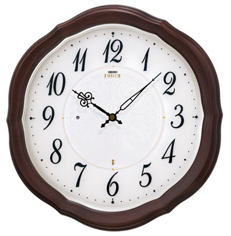 楽天市場】報時振り子時計エンブレム セイコー SEIKO電波振り子時計