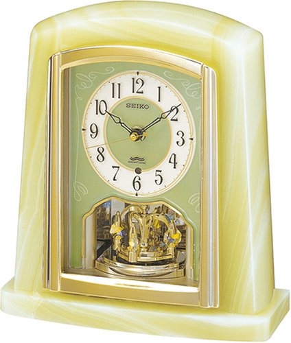 【名入れ　文字入れ無料】SEIKO CLOCK (セイコー クロック) BY223M 置時計／置き時計 電波時計 ツイン・パ【RP】〈時計〉