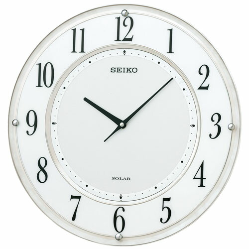【名入れ　文字入れ無料】SEIKO CLOCK (セイコー クロック) SF506W 掛時計／掛け時計 ソーラープラス ソーラー 電波時計 掛時計／掛け時計 【楽ギフ_包装】【楽ギフ_のし】【楽ギフ_のし宛書】【楽ギフ_名入れ】【RP】
