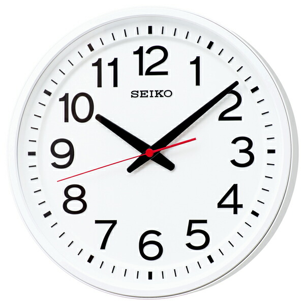 【　名入れ　文字入れ 無料】★【送料無料！】SEIKO CLOCK GP219W　衛星電波時計　掛け時計 壁掛け　電波時計　オフィス 教室【楽ギフ_包装】【楽ギフ_のし】【楽ギフ_のし宛書】【楽ギフ_名入れ】【RP】〈時計〉