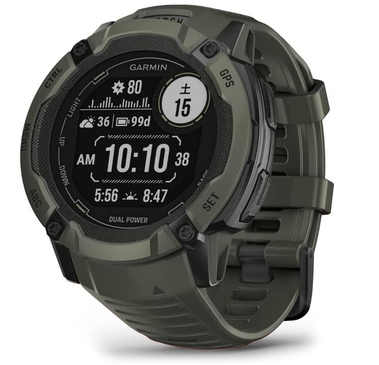 【新品】ガーミン(GARMIN) Instinct 2X / Instinct 2X Tactical Edition ソーラー充電でロングバッテリー タフネスGPSウォッチ Suica対応 睡眠モニタリング ストレス計測 アウトドア 耐熱 耐衝撃 フラッシュライト搭載 Android/iOS対応【日本正規品】｜はるぽよ　店