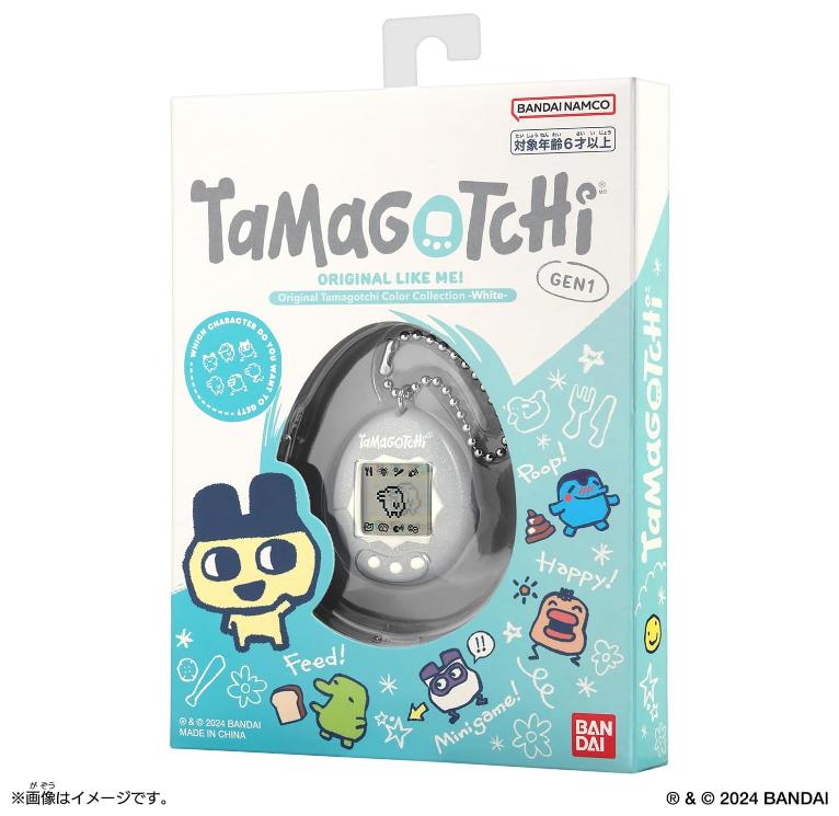 [バンダイ(BANDAI)]【6月29日先行発売】 Original Tamagotchi Color Collection White たまごっち画像