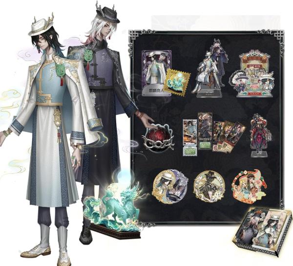 【在庫少数・特別版コード付き・完全限定生産・新品】Identity V 第五人格 公式サイトグッズ トゥルース＆リーズニング6周年オフラインパック　白黒無常