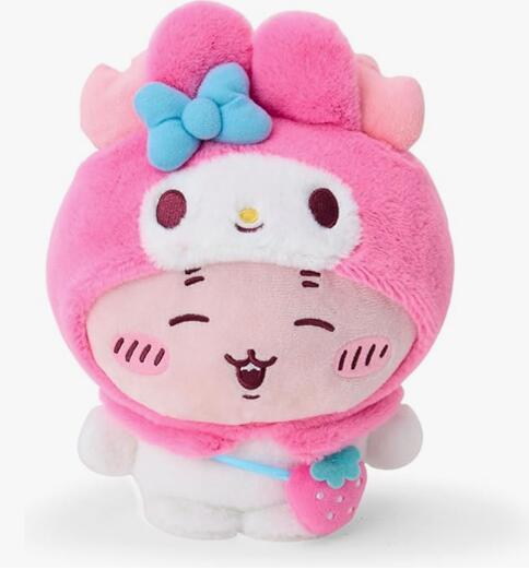 ちいかわ サンリオ シナモロール×ハチワレ ぬいぐるみ マスコット シナモン Amazon.co.jp: サンリオ(SANRIO) ちいかわ ぬいぐるみ（ハチワレ