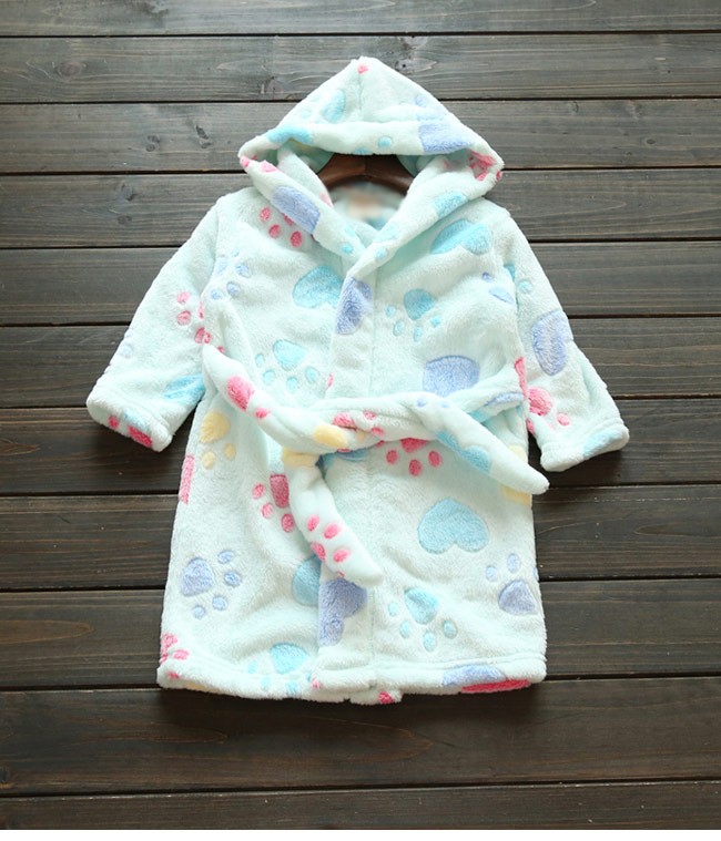 【送料無料】ジュニアバスローブ厚手モコモコ子供冬ガウンキッズ子供服女の子ルームウエア男の子あったかおしゃれ部屋着可愛いネグリジェユニセックス