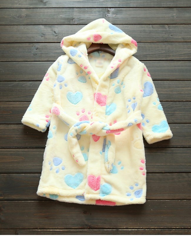 【送料無料】ジュニアバスローブ厚手モコモコ子供冬ガウンキッズ子供服女の子ルームウエア男の子あったかおしゃれ部屋着可愛いネグリジェユニセックス