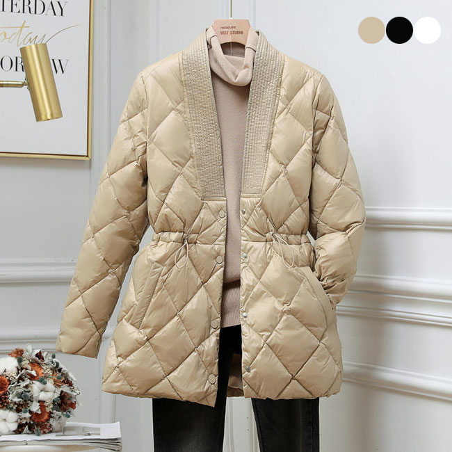 ダウンコート レディース ダウンジャケット ノーカラー 軽薄 アウター 冬 キルティングコート ダウン ノーカラーコート 通勤 30代 40代 母の日 プレゼント hbjt9429.jpg