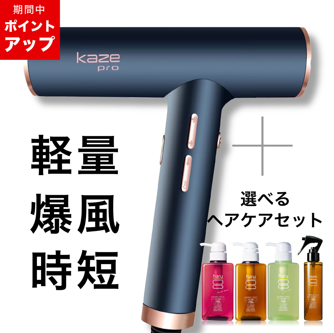 新品未使用！！プロフェッショナルヘアドライヤー（1200W） マットブラック エバーメイト プロイオンドライヤー 1200 マットブラック 黒