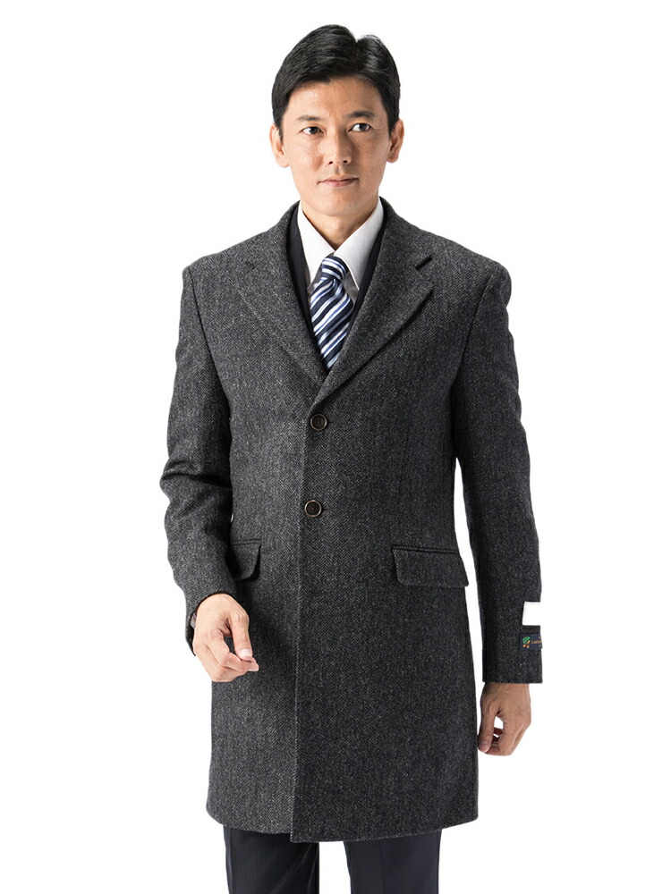 安いそれに目立つ 軽量 ウール Stovel Mason スタンダード ヘリンボン グレー チェスターコート 年末セール開催中 値下げ コート 18 Nextradio Co Ug