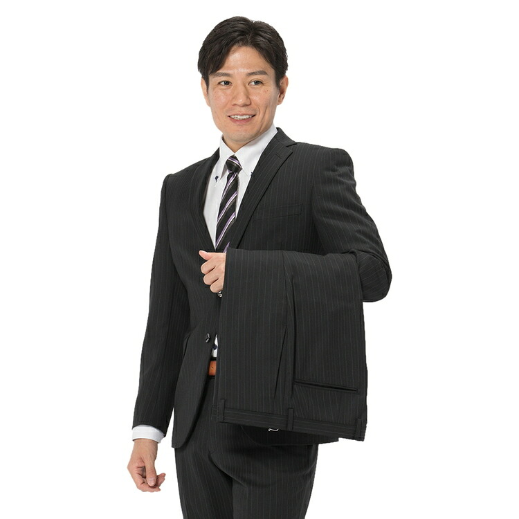 上品な ツーパンツ メンズスーツ 全品ポイント10倍 値下げ スーツ パンツウォッシャブル スーツのはるやま リスペクトネロ スリムシルエット 秋冬生地 ブラック ストライプ ノータックパンツ 09 Bhavaspa Com
