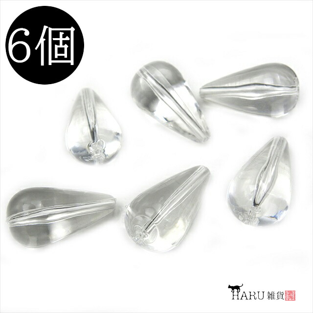 楽天市場】クリアパーツ 6個セット 透明 33 筒状 台形 トラピゾイド