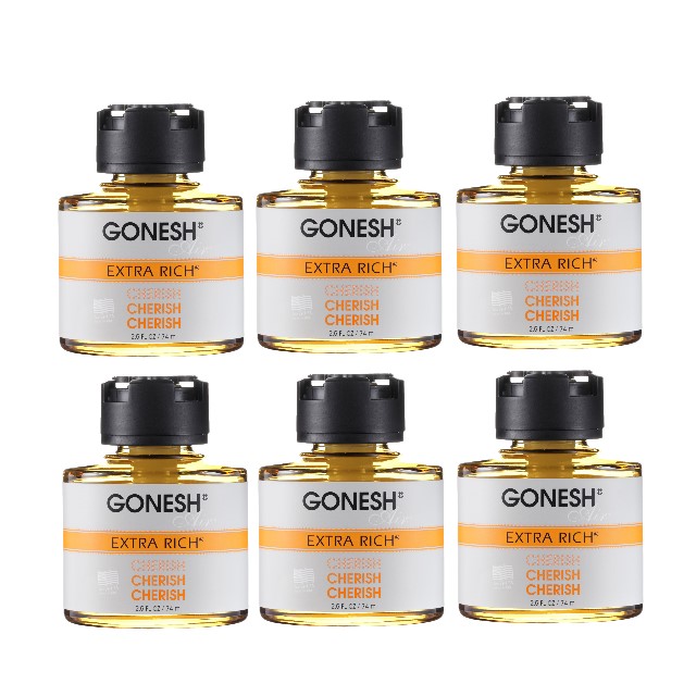 ガーネッシュ リキッド チェリッシュ 6個セット GONESH LIQUID CHERISH 6PCS AIR FRESHENER 芳香剤  最大64％オフ！