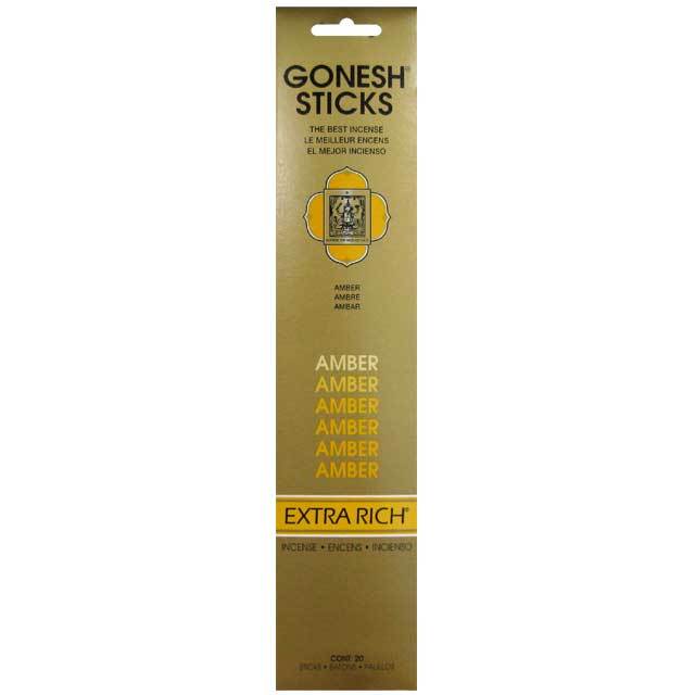 【楽天市場】GONESH INCENSE STICK AMBER / ガーネッシュ インセンス スティック アンバー / Room