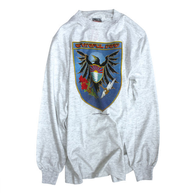 GRATEFUL DEAD CROW & SHIELD LONG SLEEVE / グレイトフルデッド クロー＆シールド ロングスリーブ シャツ / ロック ライブ