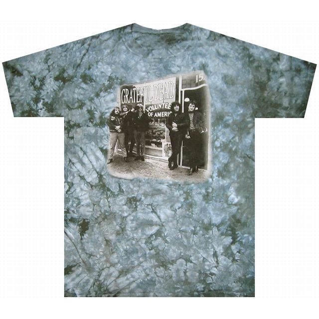 GRATEFULDEAD VOLUNTEERS TIE-DYE T-SHIRT / グレイトフルデッド 有志者 タイダイ プルオーバー / 鍵を掛ける ダンス楽隊