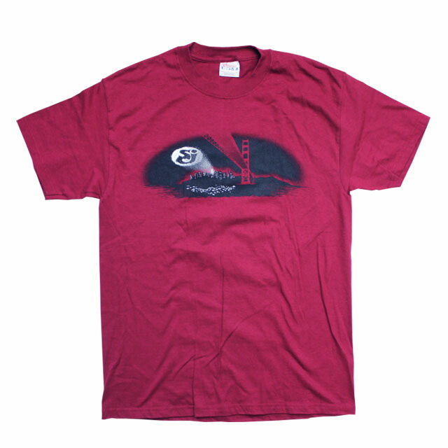 SCI SUPER HERO MAROON T-SHIRTS【 ストリングチーズインシデント スーパーヒーローTシャツ 】フジロック プリント Tシャツ バンド 【 THE STRING CHEESE INCIDENT 】