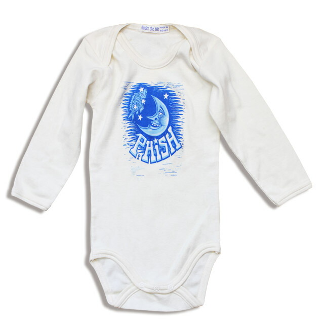 POLLOCK MOON ROMPER BABY KID'S JUMP SUIT ポロック ムーン ベイビー ロンパース オーガニッコットン 超可爱