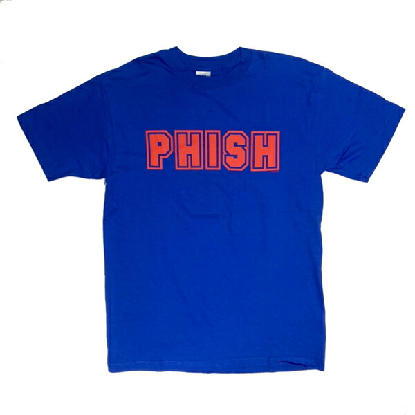 PHISH ロゴ Tシャツ 楽天市場】PHISH LOGO ON BLUE TEE【 フィッシュ ロゴ オン