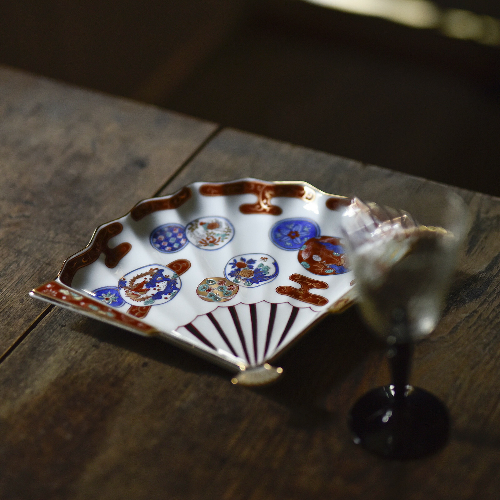 楽天市場】染錦八方間取外唐草 小鉢【波佐見焼き】石丸陶芸林九郎窯