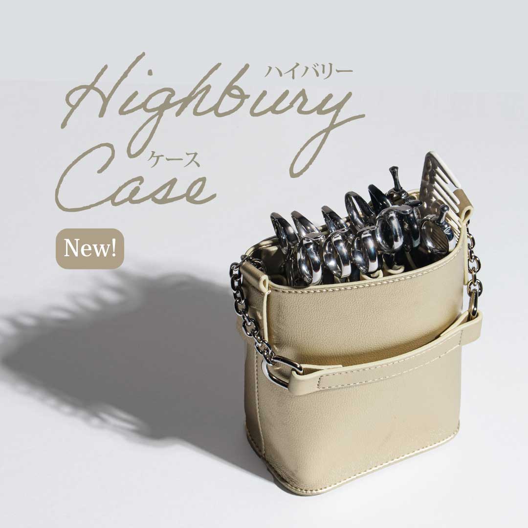 【百貨店SALE押さえる★尖んがり2倍】【貨物輸送無料】【大人気】Highbury ご機嫌バリー シザーケース(6丁入) 労働者階級 理髪師 美容師 理容師  手つだい トリマー メイク 散髪 剪刀 エコなめし革 容れもの シザー スキバサミ コーム 毛はらい 肩かけ 腰巻き 三尺帯