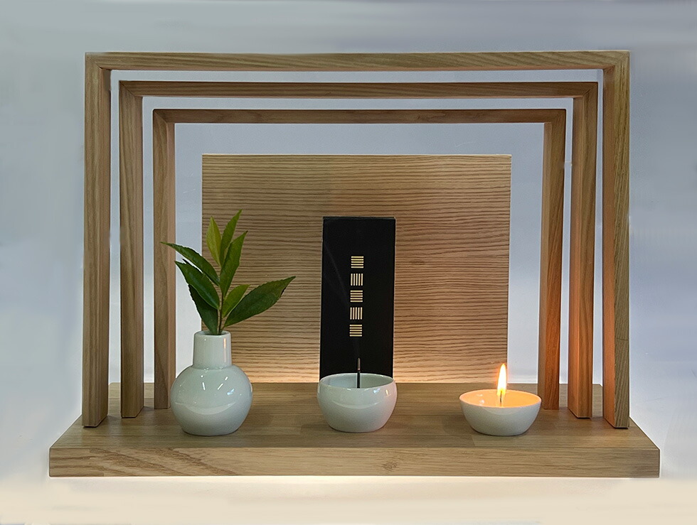 楽天市場】ミニ仏壇用三具足 三具足 ミニ仏壇 モダン コンパクトお仏壇