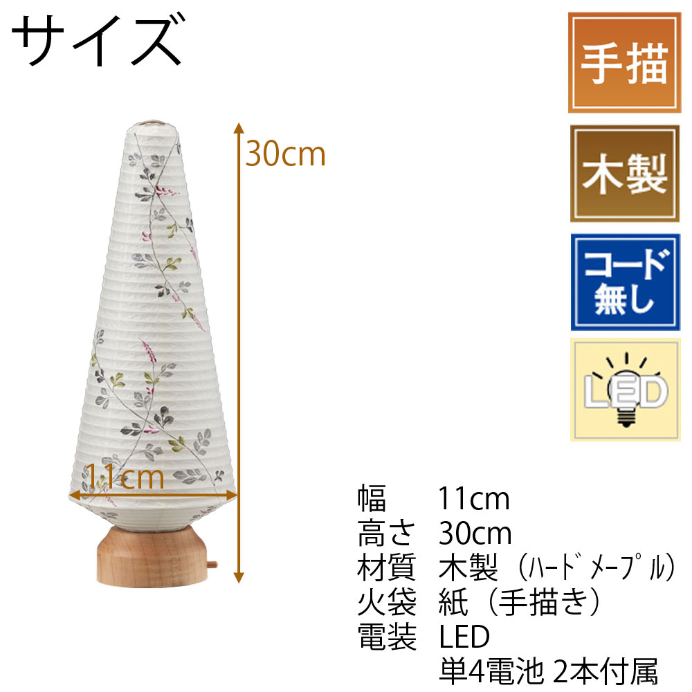 コードレス 店内p最大10倍 盆提灯 おしゃれ 仏壇 仏具 神具 ミニサイズ 贈答用 盆ちょうちん インテリア モダン Led お盆飾り 仏具 送料無料 コンパクト 新型提灯 新盆 初盆 提灯 ギフト 贈答用 お供え ここらん 新型 ココランツリー 萩 S お仏壇のはせがわ