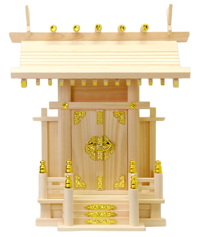 【マラソン限定P5倍】 神棚 大神明一社［ひのき 特製品］ 東濃桧 国産・日本製