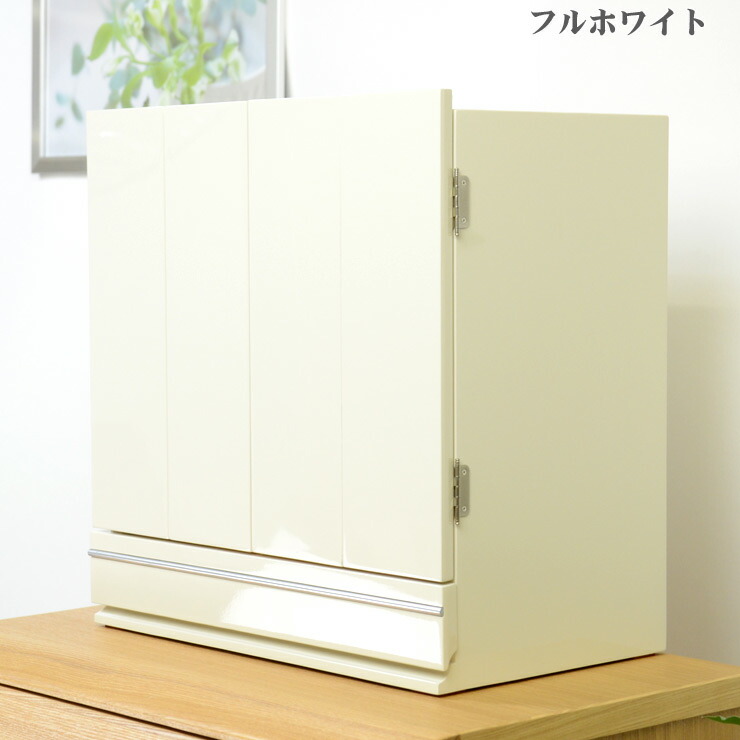 モダン仏壇（仏具セット付き） アイキューブ 仏具セット付（オールホワイト ホワイト メープル 紫檀） 送料無料