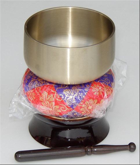 仏具・おりんセット 鳳雲リン一式3.5号
