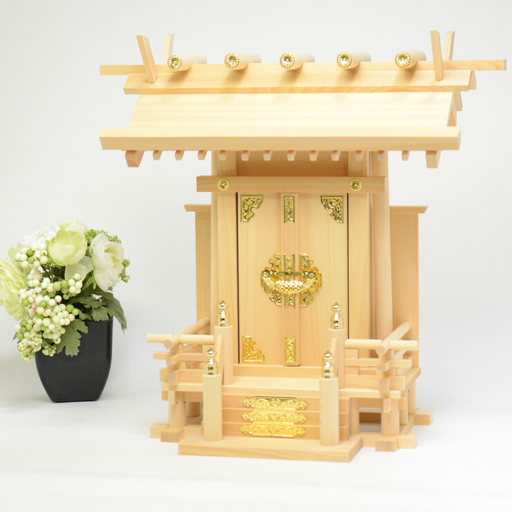 神棚 神明一社（中） 尾州桧（木曽桧）国産 日本製 送料無料