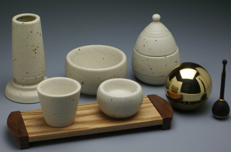 仏具セット いちりん草（白）特別セット151 【送料無料】