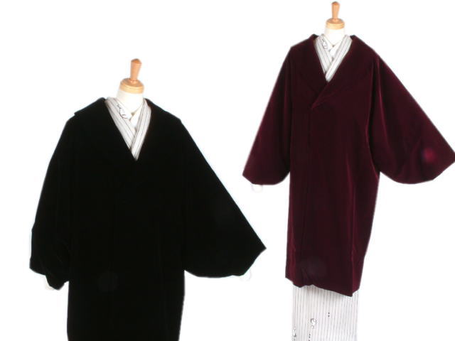 御召しもの厚地の外套（Ｌ）天鵞絨