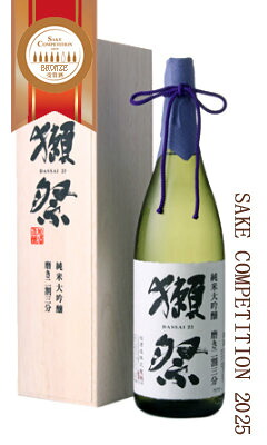 獺祭 純米大吟醸 磨き二割三分 1800ml 木箱付 日本酒 (株)獺祭 山口県 クール便のみ 10,075円