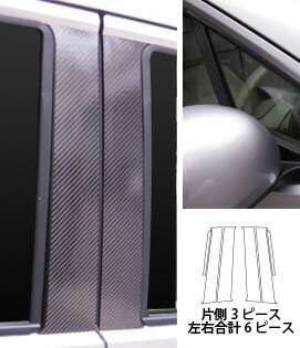 【20％OFFは14-18まで】カーボンシート ハセプロ マジカルカーボン ピラースタンダードセット ホンダ N-ワゴン/カスタム JH1 2013.11～ CPH-58