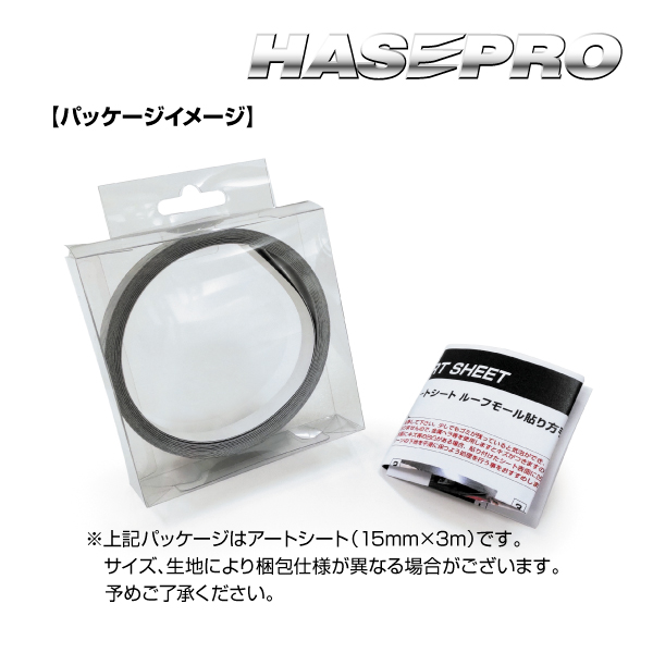 新しい季節 19mm×3ｍ ルーフモール カーボン調シート アートシートNEO ハセプロ ブラック MSNRM3-19  lojavirtualeffamotors.com